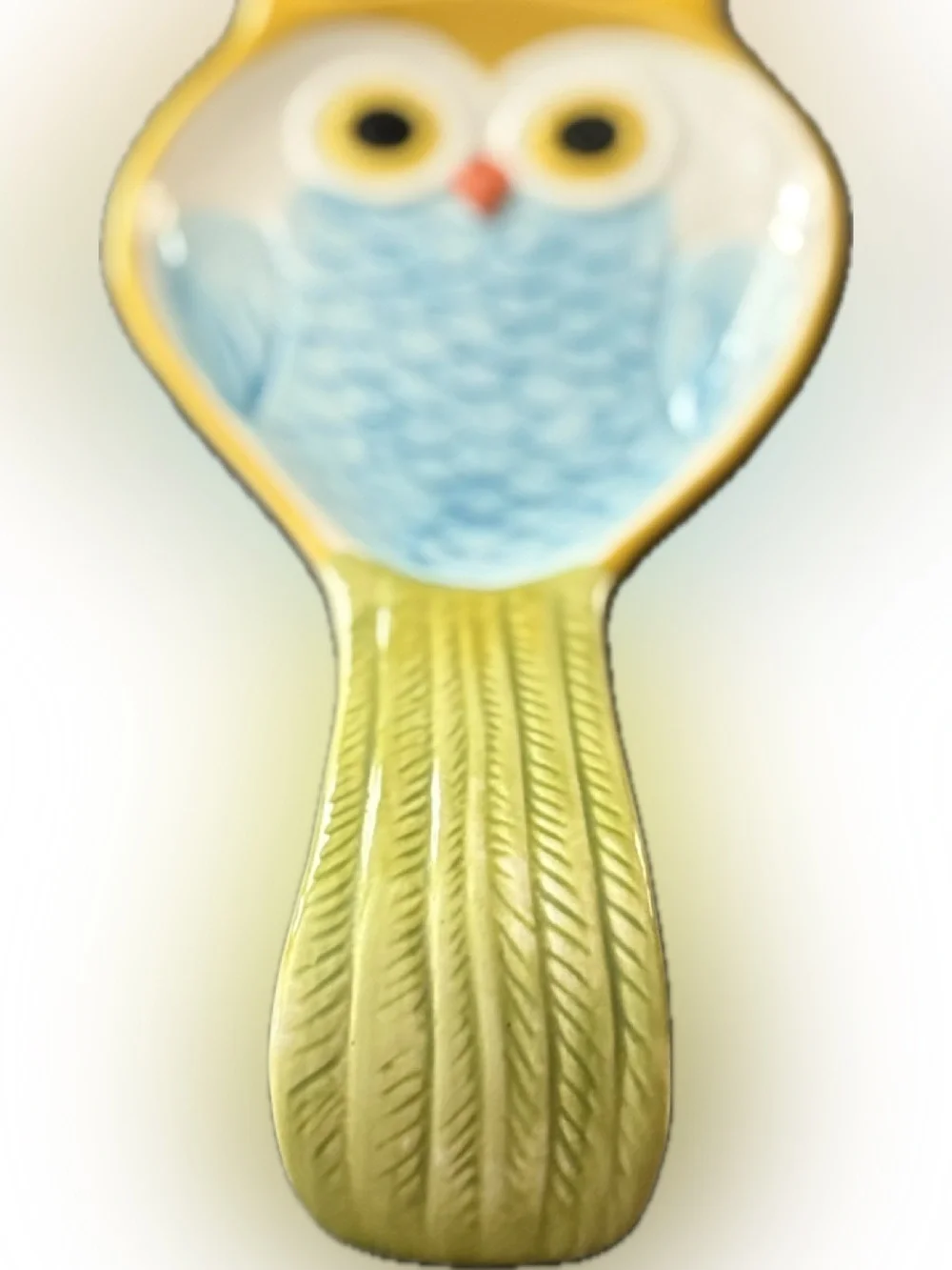 Pier 1 Ceramic Owl Spoon Rest